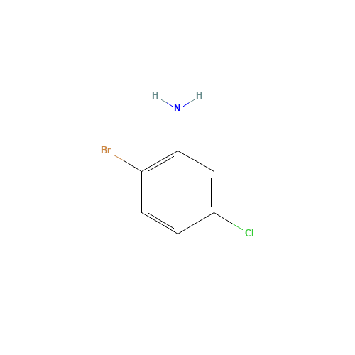 823-57-4 2-BROMO-5-CHLOROANILINE chemical structure