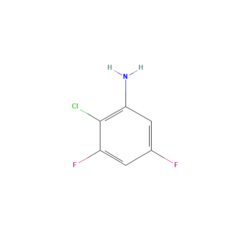 36556-60-2 2-CHLORO-3,5-DIFLUOROANILINE chemical structure