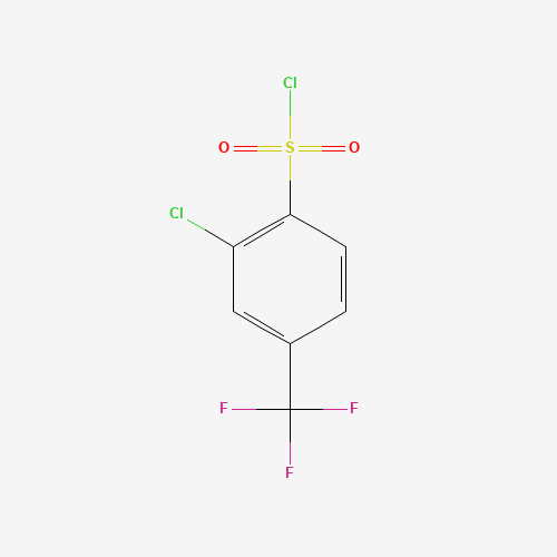 175205-54-6 2-CHLORO-4-(TRIFLUOROMETHYL)BENZENESULFONYL CHLORIDE chemical structure