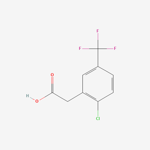 22893-39-6 2-CHLORO-5-(TRIFLUOROMETHYL)PHENYLACETIC ACID chemical structure