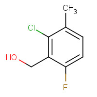 261762-83-8 2-CHLORO-6-FLUORO-3-METHYLBENZYL ALCOHOL chemical structure
