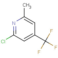 22123-14-4 2-Chloro-6-methyl-4-(trifluoromethyl)pyridine chemical structure