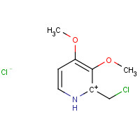 72830-09-2 2-Chloromethyl-3,4-dimethoxypyridinium chloride chemical structure