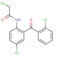 14405-03-9 2-Chloro-N-[4-chloro-2-(2-chlorobenzoyl)phenyl]acetamide chemical structure