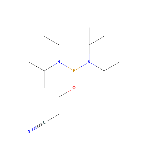 102691-36-1 2-Cyanoethyl N,N,N',N'-tetraisopropylphosphorodiamidite chemical structure