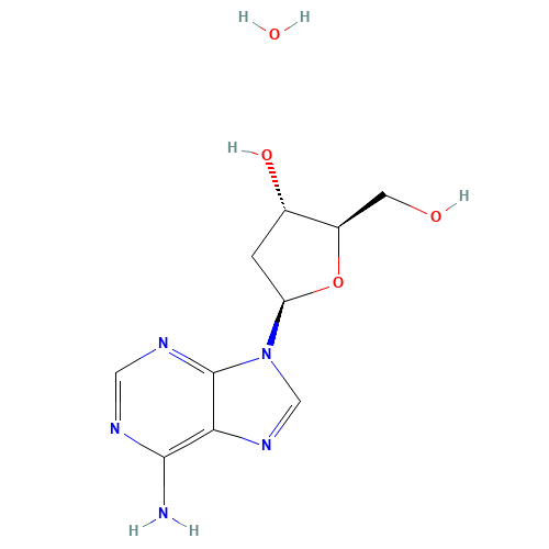 16373-93-6 2'-Deoxyadenosine monohydrate chemical structure