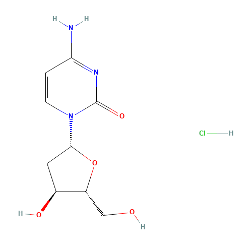 3992-42-5 2'-Deoxycytidine hydrochloride chemical structure
