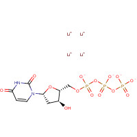 93858-62-9 2'-DEOXYURIDINE 5'-TRIPHOSPHATE TETRALITHIUM SALT chemical structure