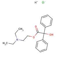 57-37-4 BENACTYZINE HYDROCHLORIDE chemical structure