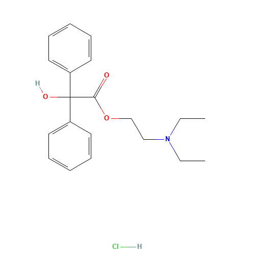 57-37-4 BENACTYZINE HYDROCHLORIDE chemical structure