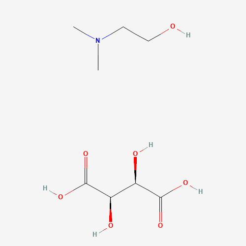 5988-51-2 2-Dimethylaminoethanol (+)-bitartrate salt chemical structure