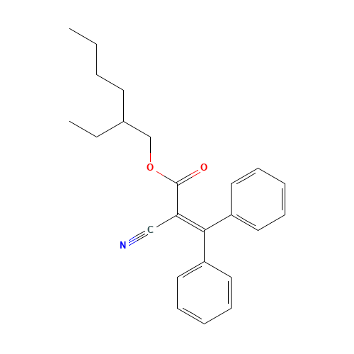6197-30-4 Octocrilene chemical structure