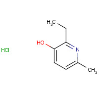 13258-59-8 2-ETHYL-6-METHYL-3-HYDROXYPYRIDINE HYDROCHLORIDE chemical structure