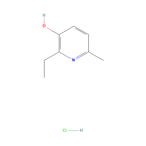 13258-59-8 2-ETHYL-6-METHYL-3-HYDROXYPYRIDINE HYDROCHLORIDE chemical structure