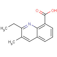 68742-10-9 2-Ethyl-3-methylquinoline-8-carboxylicacid chemical structure