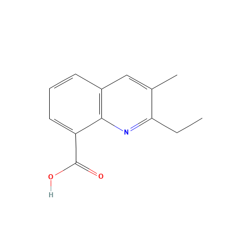 68742-10-9 2-Ethyl-3-methylquinoline-8-carboxylicacid chemical structure