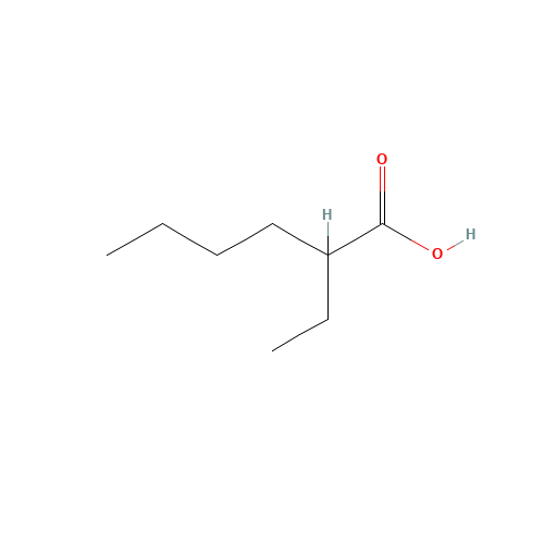 149-57-5 2-Ethylhexanoic acid chemical structure