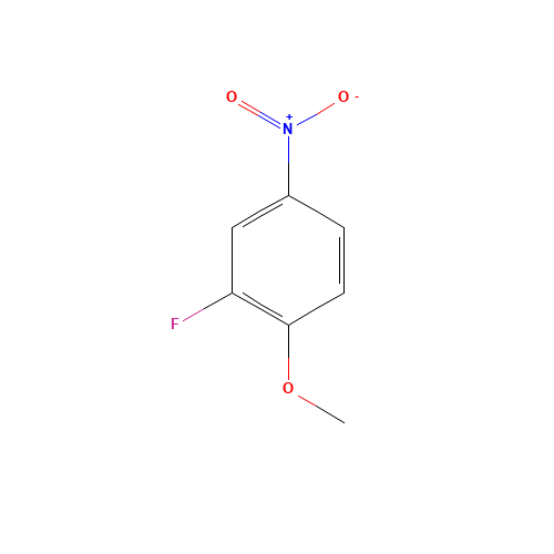 455-93-6 2-Fluoro-4-nitroanisole chemical structure