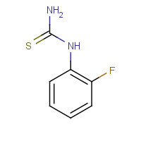 656-32-6 1-(2-FLUOROPHENYL)-2-THIOUREA chemical structure