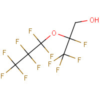 26537-88-2 2-PERFLUOROPROPOXY-2,3,3,3-TETRAFLUOROPROPANOL chemical structure