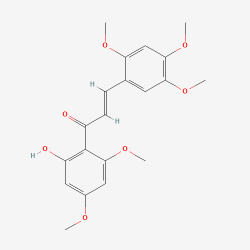 73694-15-2 2'-HYDROXY-2,4,4',5,6'-PENTAMETHOXYCHALCONE chemical structure