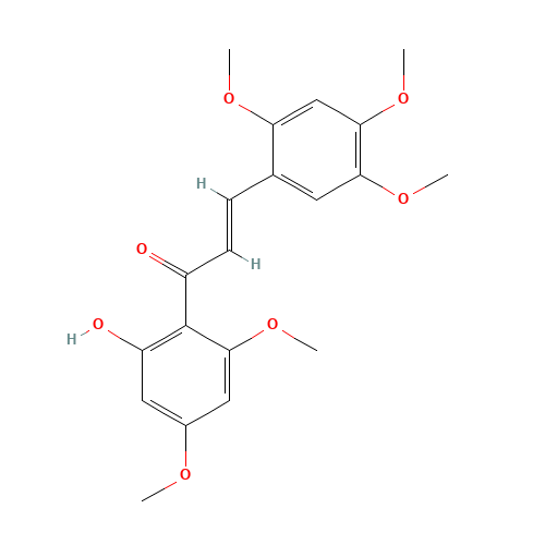 73694-15-2 2'-HYDROXY-2,4,4',5,6'-PENTAMETHOXYCHALCONE chemical structure