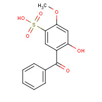4065-45-6 2-Hydroxy-4-methoxybenzophenone-5-sulfonic acid chemical structure