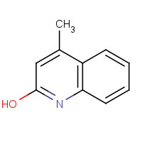 607-66-9 2-HYDROXY-4-METHYLQUINOLINE chemical structure