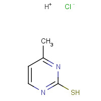 6959-66-6 2-MERCAPTO-4-METHYLPYRIMIDINE HYDROCHLORIDE chemical structure