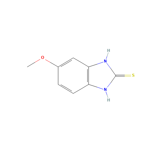37052-78-1 5-Methoxy-2-mercaptobenzimidazole chemical structure