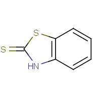149-30-4 2-Mercaptobenzothiazole chemical structure