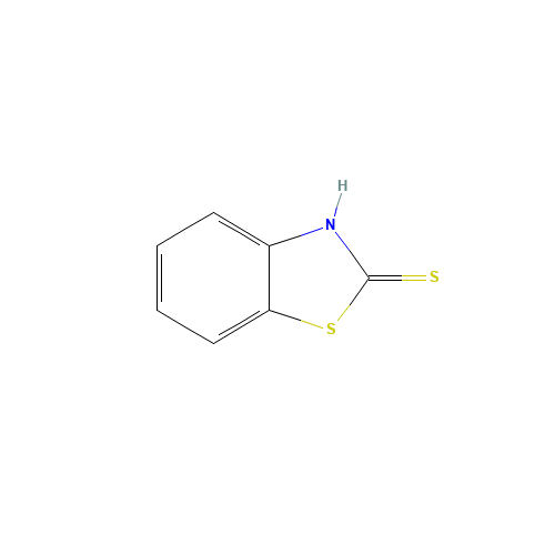 149-30-4 2-Mercaptobenzothiazole chemical structure