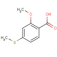 72856-73-6 2-METHOXY-4-(METHYLTHIO)BENZOIC ACID,96 chemical structure