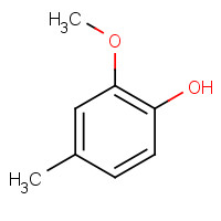 93-51-6 2-Methoxy-4-methylphenol chemical structure