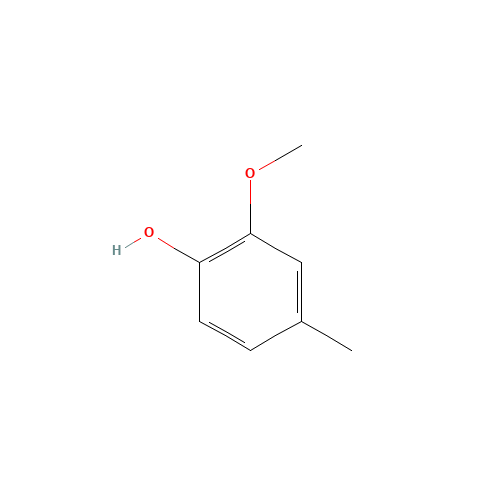 93-51-6 2-Methoxy-4-methylphenol chemical structure