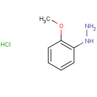 6971-45-5 (2-Methoxyphenyl)hydrazine hydrochloride chemical structure