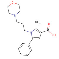 306936-20-9 2-METHYL-1-(3-MORPHOLINOPROPYL)-5-PHENYL-1H-PYRROLE-3-CARBOXYLIC ACID chemical structure