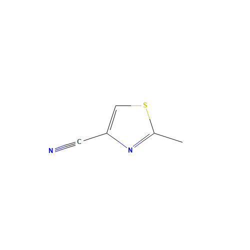 21917-76-0 2-METHYL-1,3-THIAZOLE-4-CARBONITRILE chemical structure