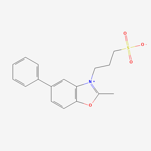 66142-15-2 2-METHYL-5-PHENYL-3-(3-SULFOPROPYL)BENZOXAZOLIUM HYDROXIDE,INNER SALT chemical structure