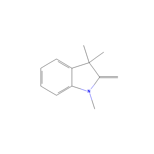 118-12-7 1,3,3-Trimethyl-2-methyleneindoline chemical structure