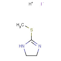 5464-11-9 2-METHYLTHIO-2-IMIDAZOLINE HYDRIODIDE chemical structure