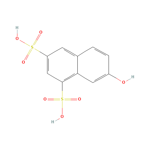 118-32-1 2-Naphthol-6,8-disulfonic acid chemical structure