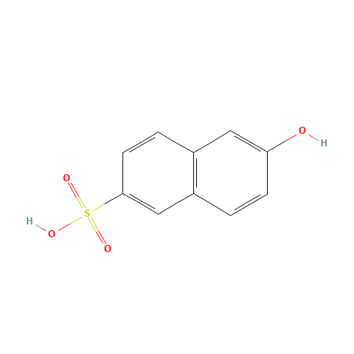93-01-6 6-Hydroxynaphthalene-2-sulphonic acid chemical structure
