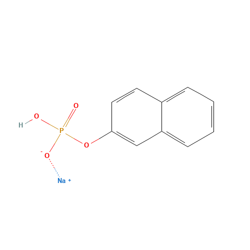 14463-68-4 2-NAPHTHYL PHOSPHATE MONOSODIUM SALT chemical structure