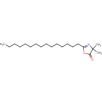 176665-09-1 2-PENTADECYL-4,4-DIMETHYL-2-OXAZOLIN-5-ONE chemical structure
