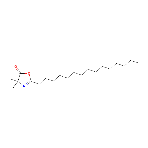 176665-09-1 2-PENTADECYL-4,4-DIMETHYL-2-OXAZOLIN-5-ONE chemical structure