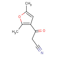 175276-62-7 3-(2,5-DIMETHYL-3-FURYL)-3-OXOPROPANENITRILE chemical structure
