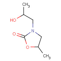3375-84-6 3-(2-HYDROXYPROPYL)-5-METHYL-2-OXAZOLIDINONE chemical structure