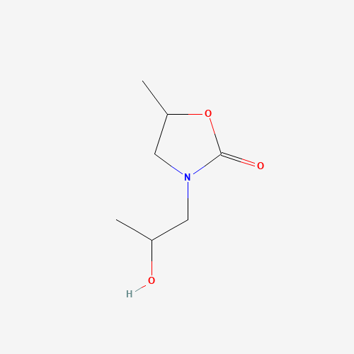 3375-84-6 3-(2-HYDROXYPROPYL)-5-METHYL-2-OXAZOLIDINONE chemical structure