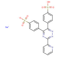 69898-45-9 Sodium 3-(pyridin-2-yl)-1,2,4-triazine-5,6-diyl]bis(benzene-4,4'-sulphonate) hydrate chemical structure